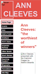 Mobile Screenshot of anncleeves.com